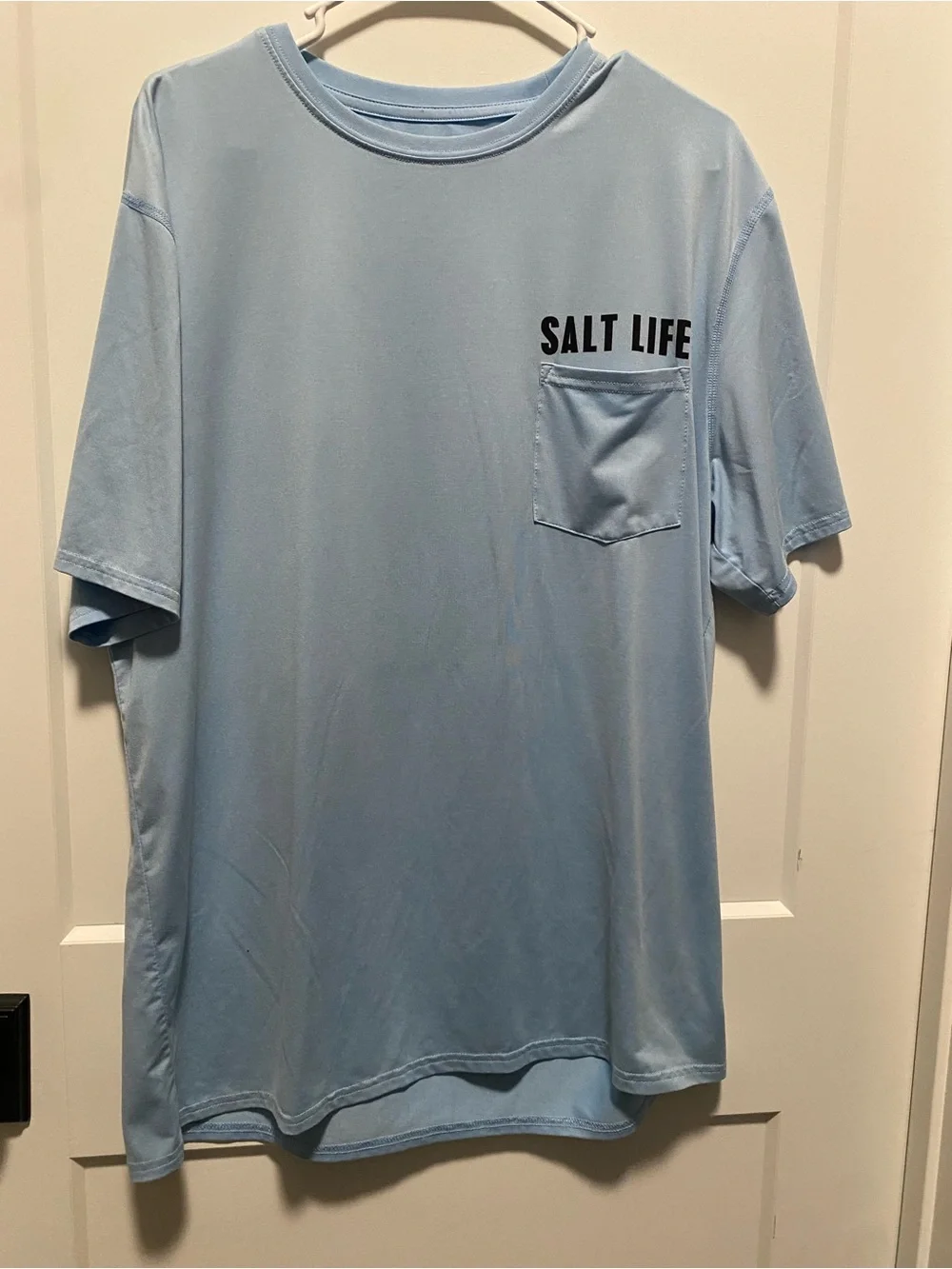 Salt Life Tees - Coral, Light Blue & Teal Fish Prints - Picture 2 of 11